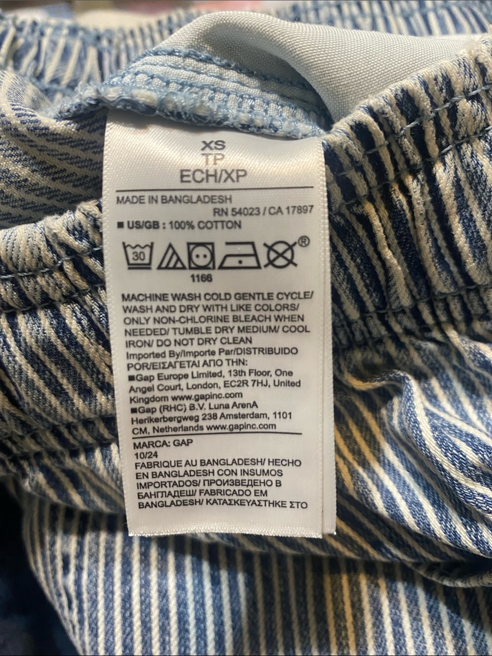 GAP PINSTRIPE DENIM - Picture 8 of 8